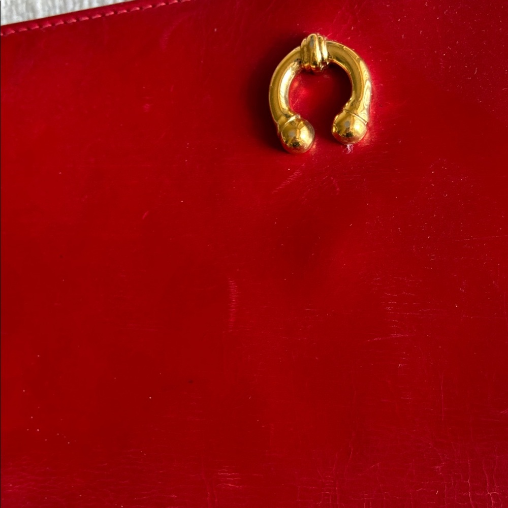 Gucci rare vintage Red wallet/Clutch - Picture 2 of 12